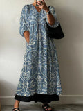 Lia™ | Elegant Floral Print Dress