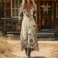 Evelyn™ | Vintage-Inspired Long Sleeve Casual Dress
