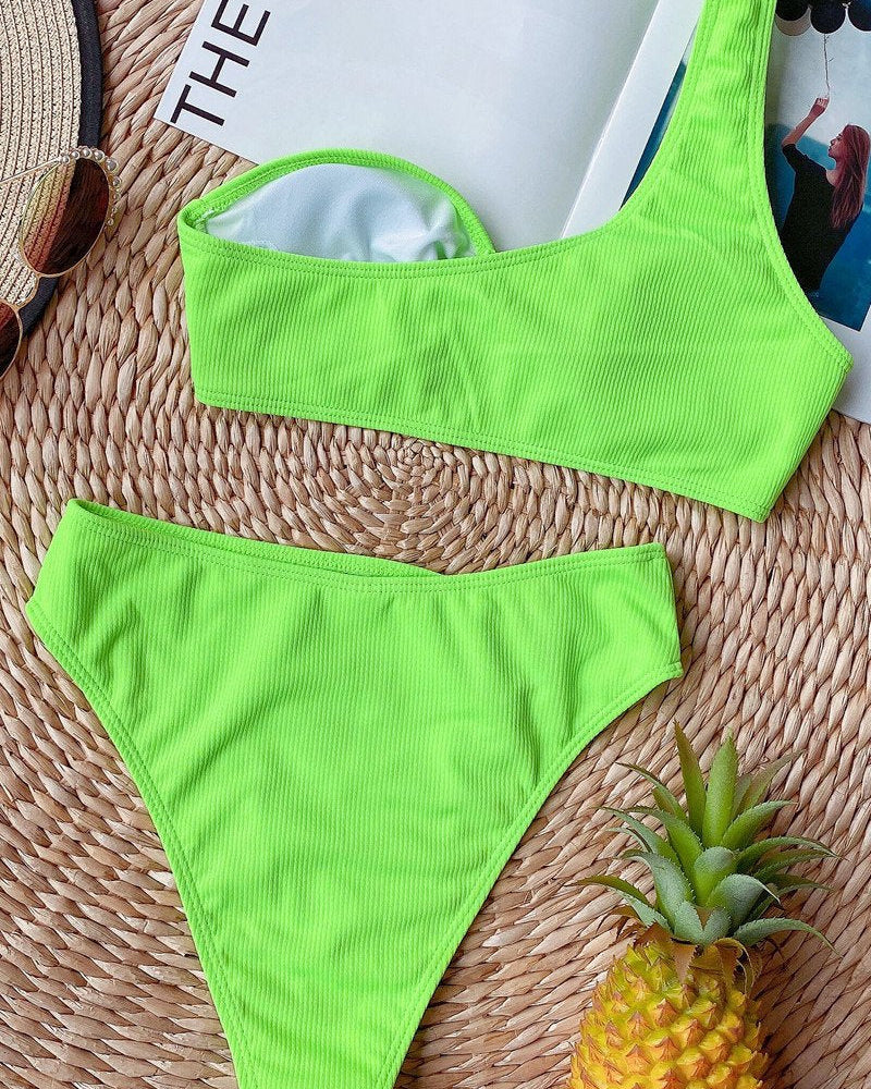 Alba™ | Graceful High-Waist Bikini