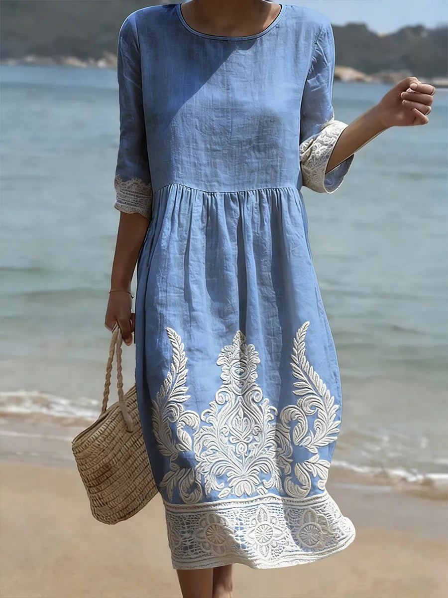 Tiffany™ | Plant & Flower Print Dress