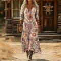 Evelyn™ | Vintage-Inspired Long Sleeve Casual Dress