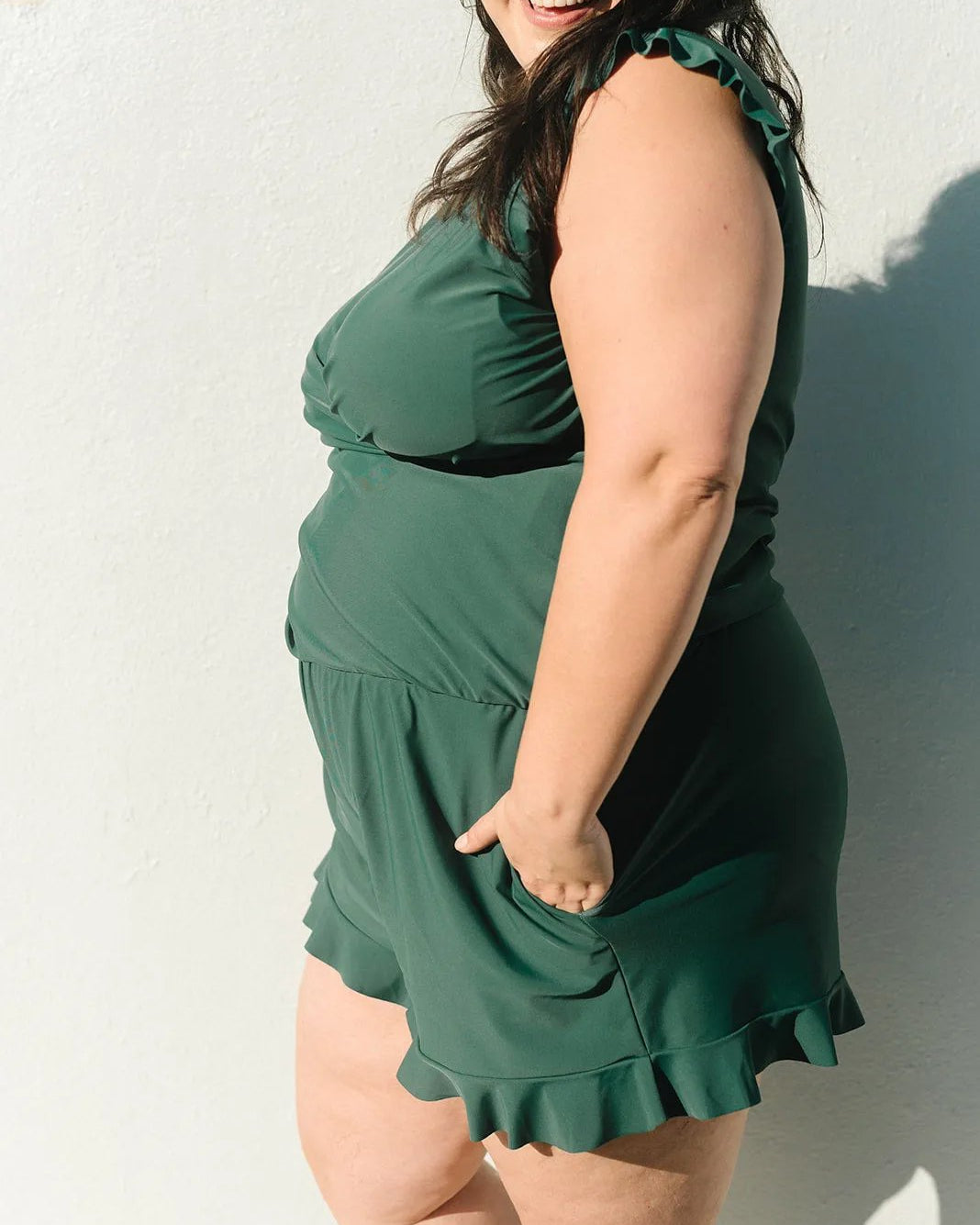 Luniva™ | Swimsuit with Ruffles & Gentle Figure Shaping