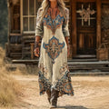 Evelyn™ | Vintage-Inspired Long Sleeve Casual Dress