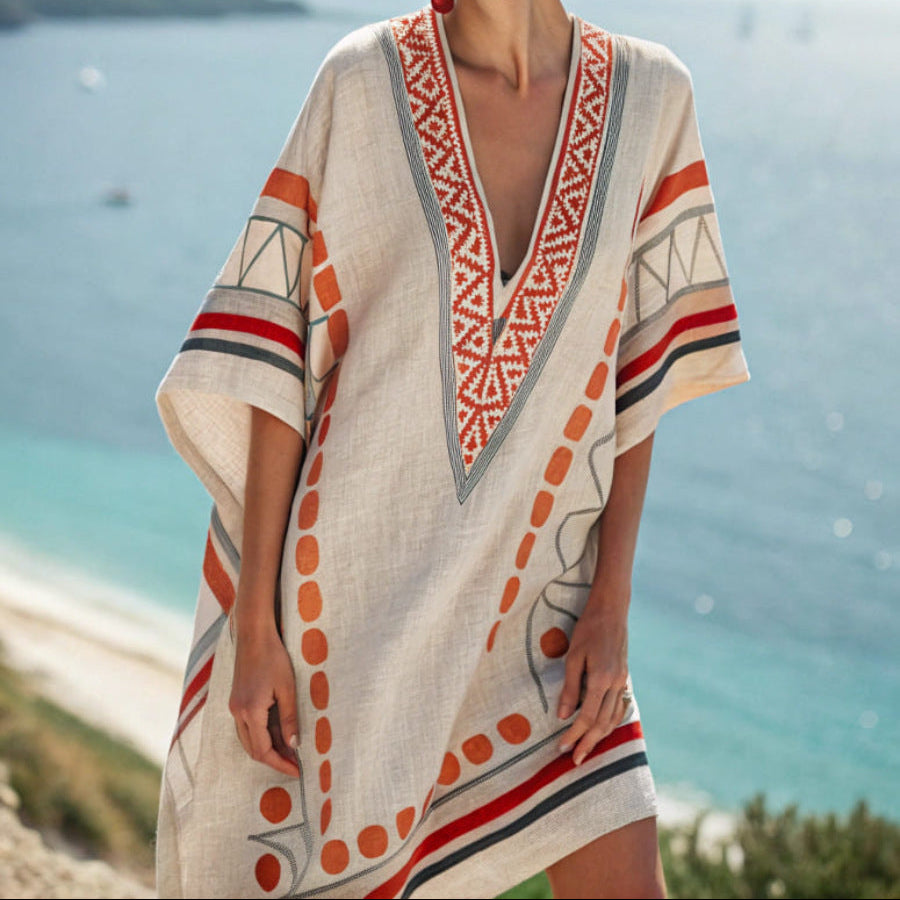 Tamara™ | Ochre and Clay Tunic