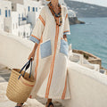 Élise™ | Riviera Stripe Caftan Dress