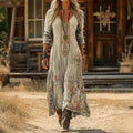 Evelyn™ | Vintage-Inspired Long Sleeve Casual Dress