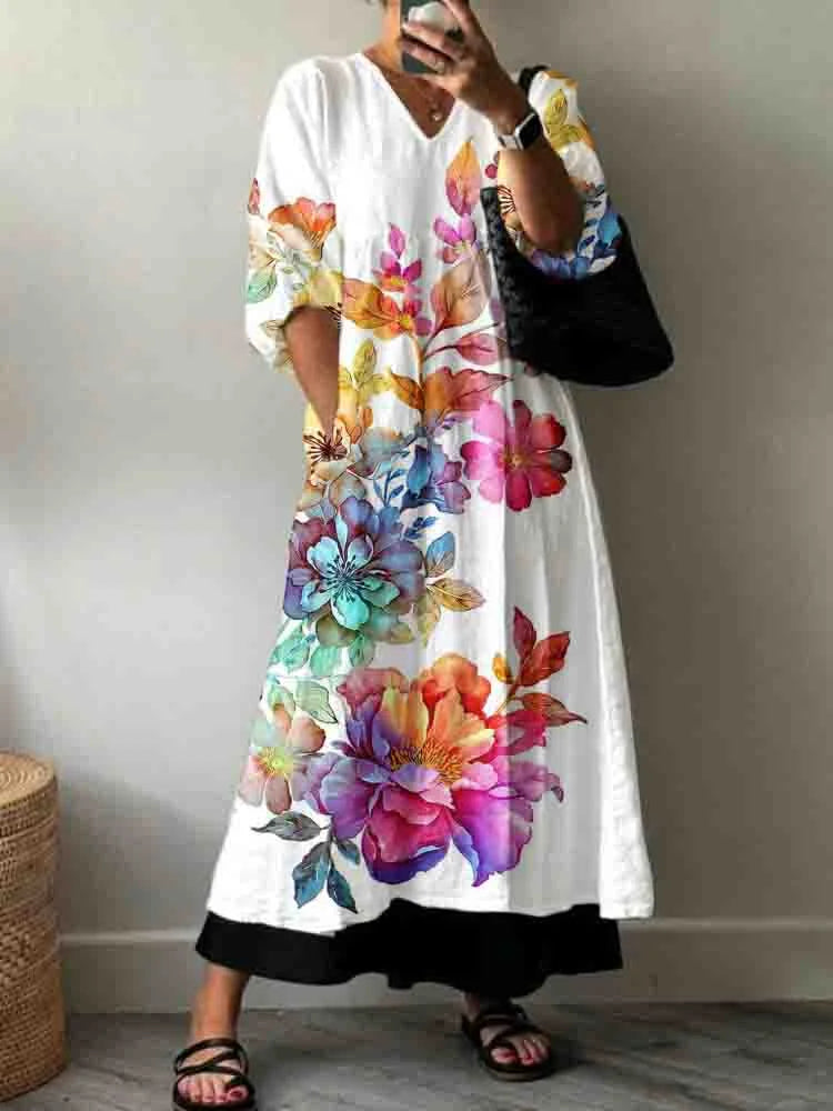 Sofia™ | Elegant Printed Dress