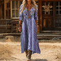 Evelyn™ | Vintage-Inspired Long Sleeve Casual Dress