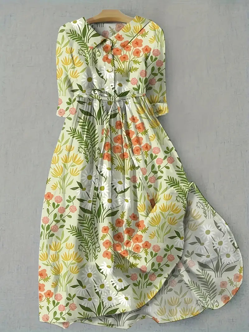 Florine™ | Fresh Spring Floral Dress