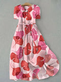 Camille™ | Soft Pink Floral Dress
