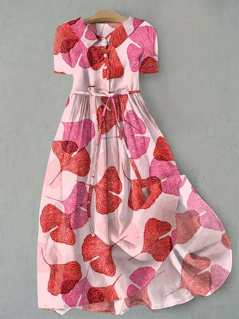 Camille™ | Soft Pink Floral Dress