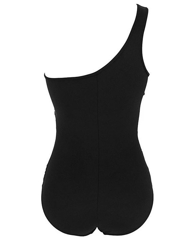 Avenée™ | Elegant One-Shoulder Swimsuit in Plus Size