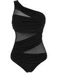 Avenée™ | Elegant One-Shoulder Swimsuit in Plus Size