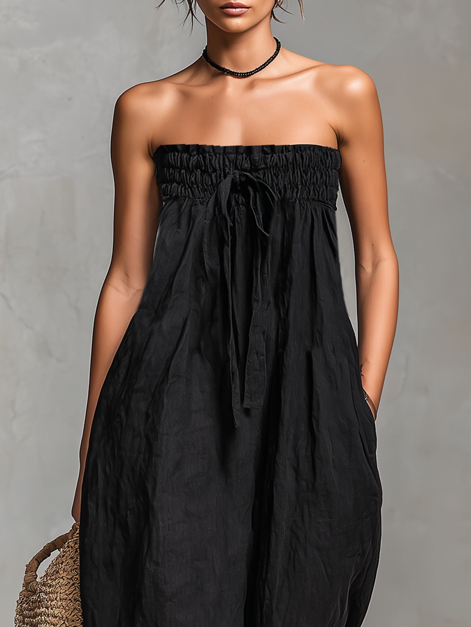 Nina™ | Strapless Elegant Jumpsuit