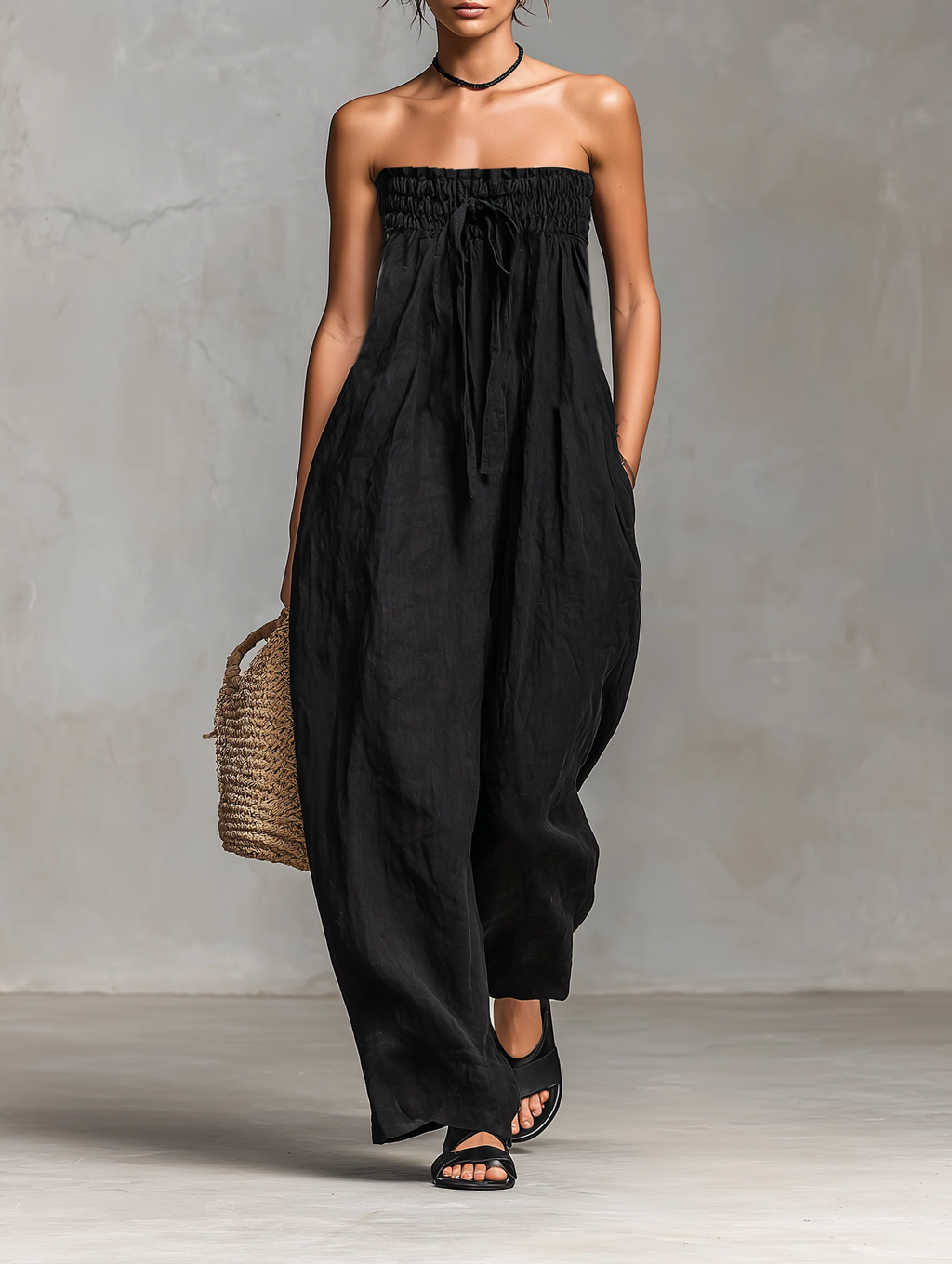 Nina™ | Strapless Elegant Jumpsuit