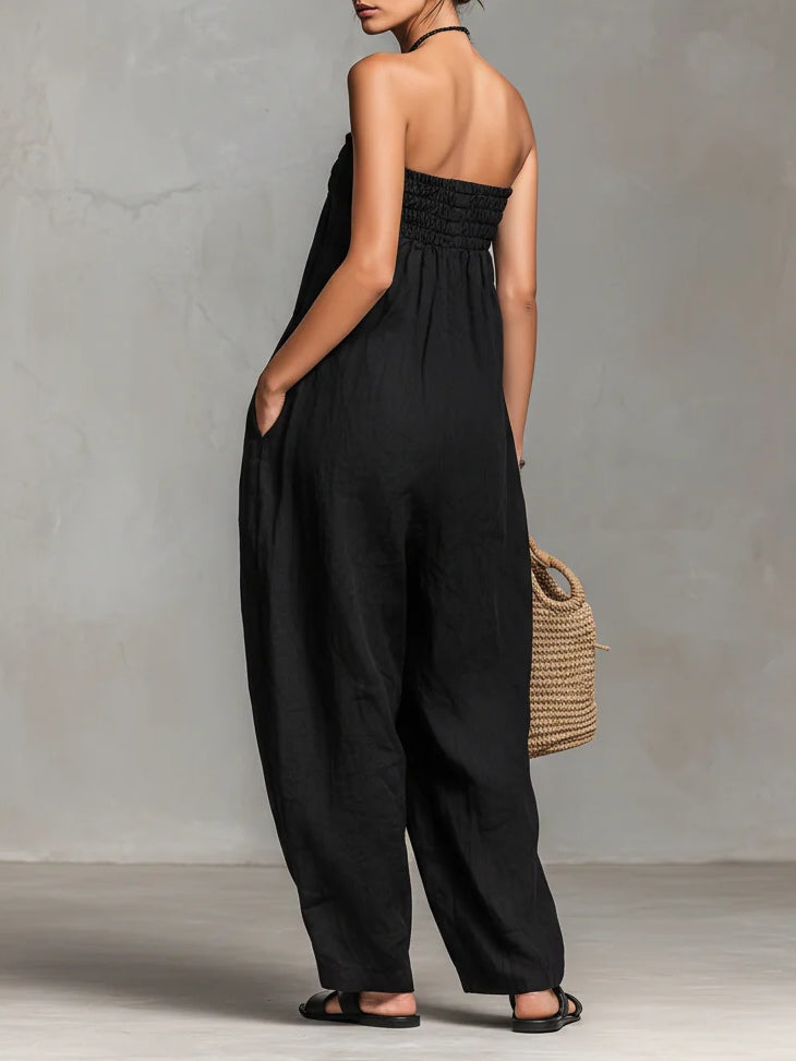 Nina™ | Strapless Elegant Jumpsuit