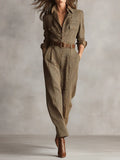 Anna™ | Checked Elegant Jumpsuit