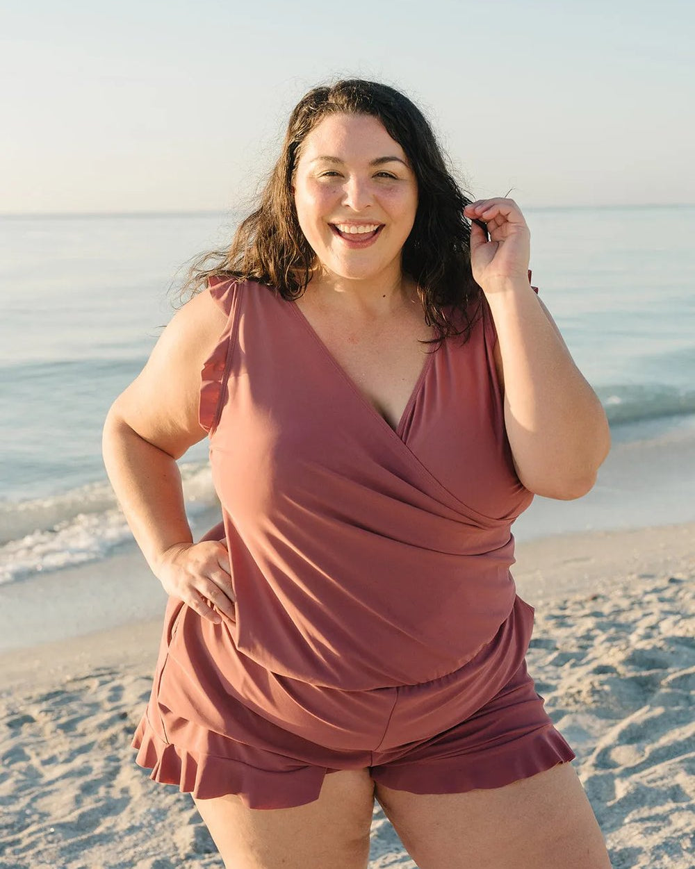 Luniva™ | Swimsuit with Ruffles & Gentle Figure Shaping