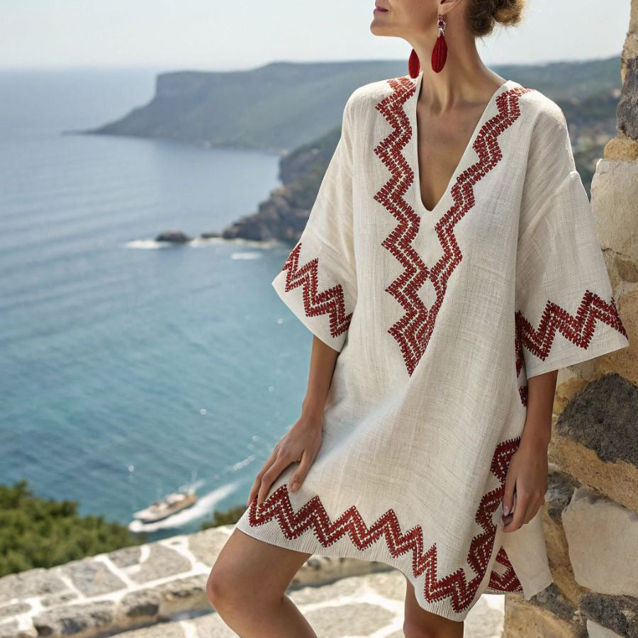 Roxane™ | Lightning and Linen Tunic