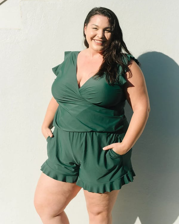 Luniva™ | Swimsuit with Ruffles & Gentle Figure Shaping