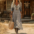 Evelyn™ | Vintage-Inspired Long Sleeve Casual Dress